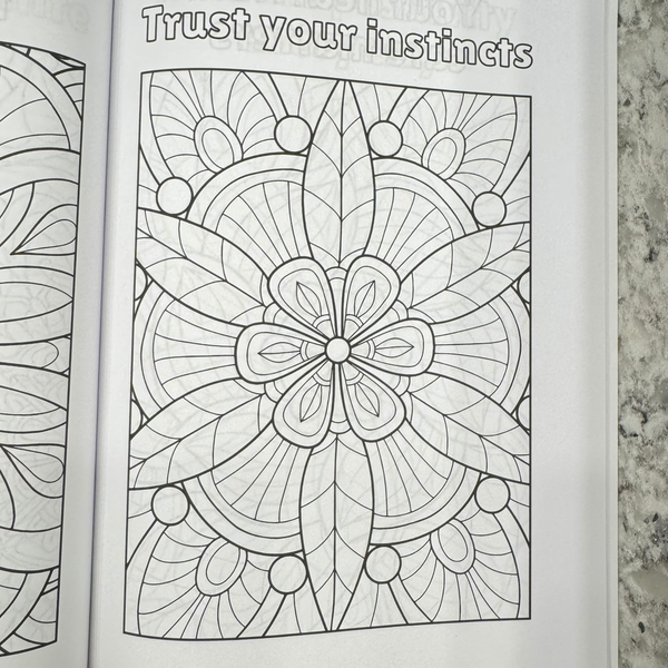 Healing Mandalas Adult Coloring Book